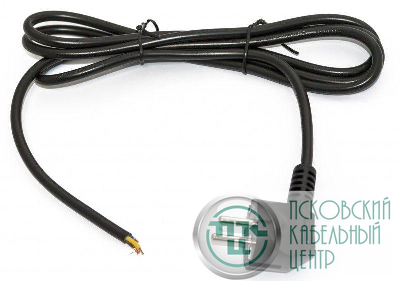 Кабель PWC-SHM-OE-3.0-BK 3х1.0кв.мм с вилкой Schuko (open end) 3м черн. Hyperline 229246