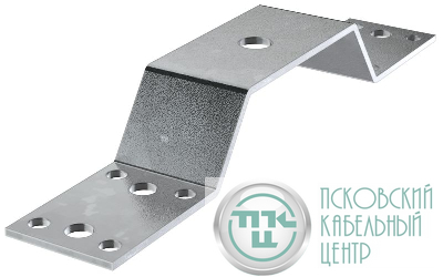 Скоба соединительная для пров. кругл. 8 мм алюм. IEK ZPR10D-SS-30-008