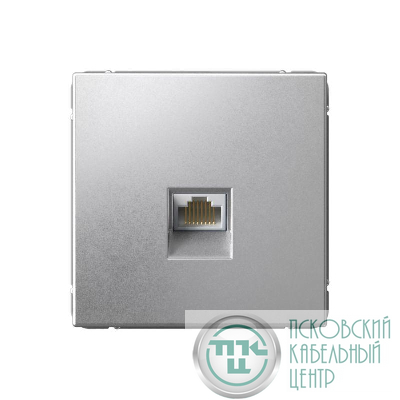 Розетка компьютерная ArtGallery RJ45 кат.6A механизм алюм. SE GAL000386