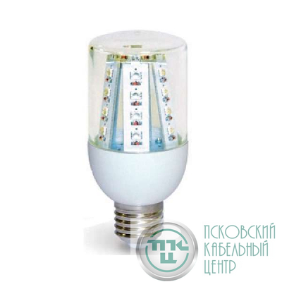 Лампа светодиодная "Пермь" М 28R-12/85В 15кд 5Вт 12-85В красн. Световод ПМ.001.01