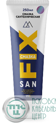 Смазка сантехническая силиконовая 250мл SANFIX RTP 40720