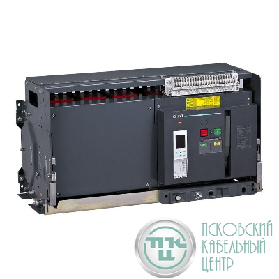 Выключатель автоматический воздушный 3п 6300А 120кА AC 220В тип М NA1-6300-6300M выдвиж. (R) CHINT 101146