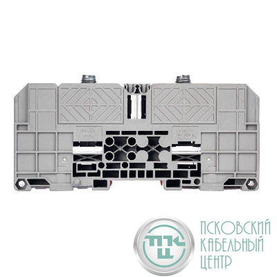 Клемма проходная болтовой зажим 2 точки подключения 185кв.мм сер. DKC FER-185