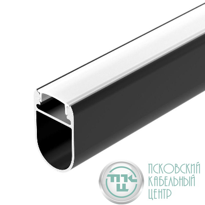 Профиль WARDROBE-1930-2000 ANOD BLACK L2000 алюм. Arlight 054943