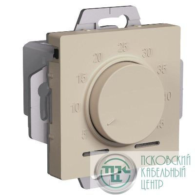 Термостат теплого пола электронный AtlasDesign 10А с датчиком механизм песочн. SE ATN001235