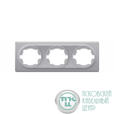 Рамка 3-м Florence сер. 1E52301302 OneKeyElectro 2172853
