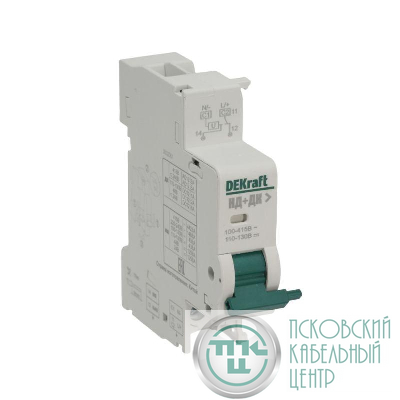 Расцепитель независимый с доп. контактом 220В для ВА-101 нов. DEKraft 18102DEK