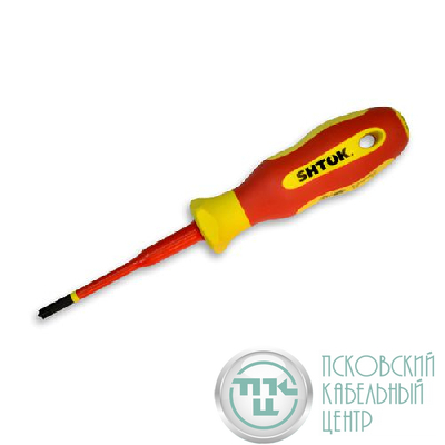 Отвертка 1000В Ph1/Sl4.5х80мм (09322) SHTOK 376348