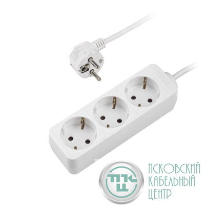 Удлинитель 3х3м с заземл. защитн. шторки ПВС 3 0.75 ФАZА 5052857