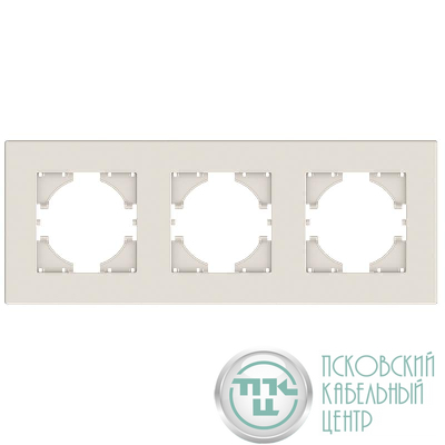 Рамка 3-местн. City беж. GUSI С1113-003