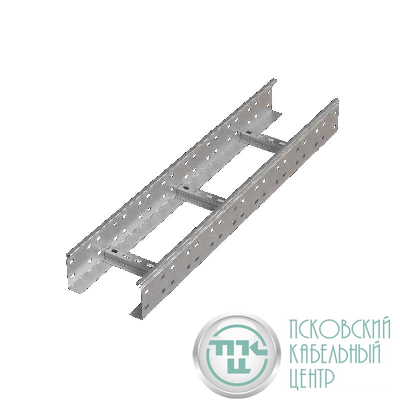 Лоток лестничный 300х100 L6000 сталь 2мм LL100-300-2.0-6000 N КМ LO14132