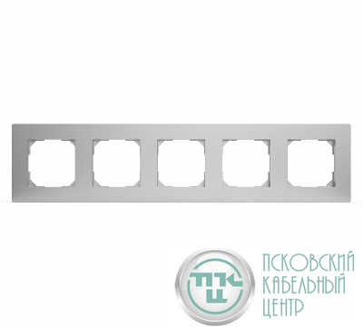 Рамка 5-м Pixel алюм. TOKOV ELECTRIC TKE-PX-RM5-C03