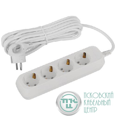 Удлинитель 4х5м с заземл. ПВС 3х1 UDL-16-450-E Greenline Эра Б0065062