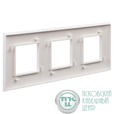 Рамка 3-м 6мод. Avanti "Белое облако" DKC 4400906