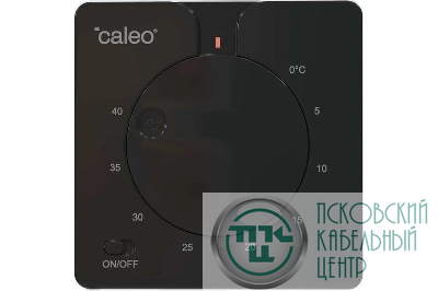 Терморегулятор C430 black встраиваемый аналоговый 3.5кВт CALEO 0К-00000791
