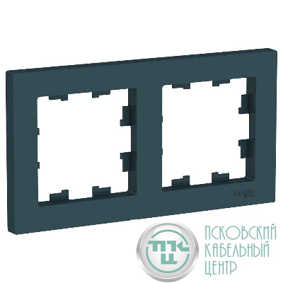 Рамка 2-м AtlasDesign универс. изумруд SE ATN000802
