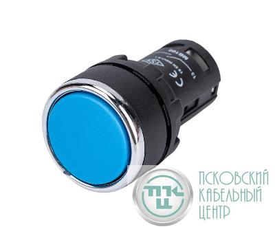 Кнопка нажимная моноблочная 22мм IP 40 1НО EMAS MB100DM