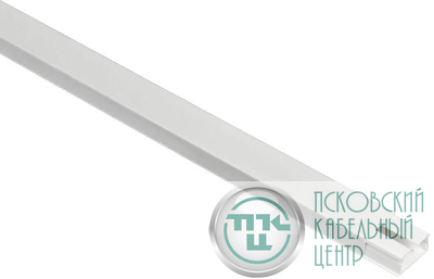 Кабель-канал 1-секц. 40х20 L2100 пластик DLPlus без перегородки бел. ИЭК Leg 030027