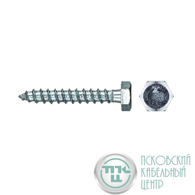 Болт сантехнический 6х40 DIN 571 оцинк. (уп.4шт) Tech-Krep/Zitar 102580