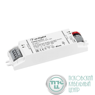 Блок питания ARJ-SP-23-PFC-NFC-WR 23Вт 3-46В 0.15-0.5А IP20 пластик Arlight 050111