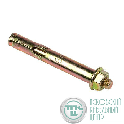 Болт анкерный с гайкой М6/8х40 EKF abgm8x40