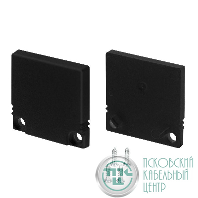 Заглушка SL-SLIM20-H20 BLACK глухая пластик (комплект) Arlight 047638