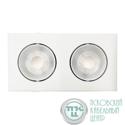 Светильник светодиодный PSP-S 412 2х8Вт 4000К IP40 40град. карданный бел. JazzWay 5048355