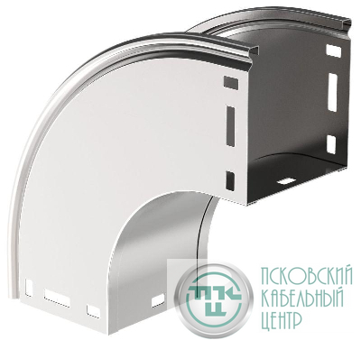 Угол для лотка плавный 90град. 100х100 В20 ESCA IEK CPV41-0-90-100-100