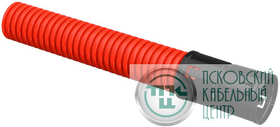 Труба гофрированная двустенная ПНД гибкая d50мм красн. (уп.100м) IEK CTG12-050-K04-100-R