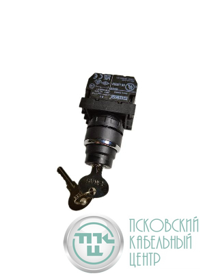 Кнопка с ключом 2-0-1 ключ вынимается в положении 0 (1НО+1НЗ) EMAS B102AA30