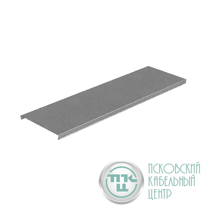 Крышка для лотка осн.200 L3000 сталь 0.55мм "ПЛЮС" KLplus200-0.55-3000 оцинк. КМ PL0403