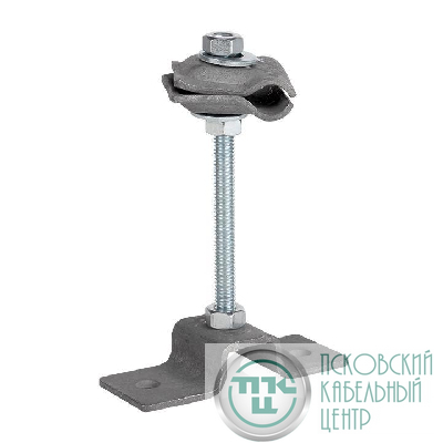 Держатель проводника на горизонт. и верт. поверхностях L=80мм HZ EKF LP-35080