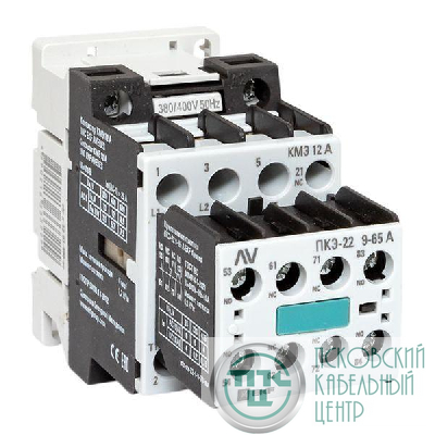 Комплект КМЭ 1НЗ 12А кат. 400В АС 2НО+2НЗ AVERES EKF ctr-s-12-01-400-av-22