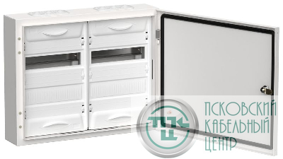 Корпус ЩРн-48 (2х24) TITAN 5 460х570х140 IP54 одна дверь метал. бел. IEK TI5-50-N-2X024-54