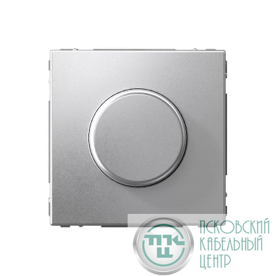 Светорегулятор поворотно-нажимной (диммер) ArtGallery LED RC 400Вт механизм алюм. SE GAL000323