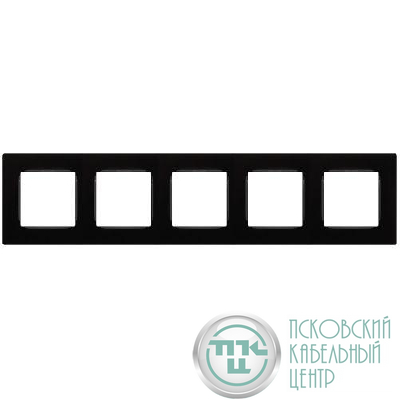 Рамка 5-м 12-5205-06 Классик черн. Эра Б0067756
