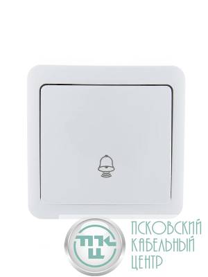 Кнопка звонка VIOLA бел. LEZARD 751-0200-103