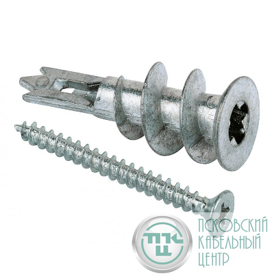 Анкер дюбель DRIVA METAL с шурупом (уп.4шт) Zitar 102949