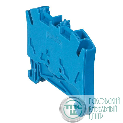 Клемма пруж. 4кв.мм Viking3 син. Leg 037201