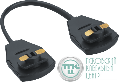 Коннектор 95 621 NLT-C-1L-AS2-BL-F для шинопровода AS2 черн. NAVIGATOR 95621