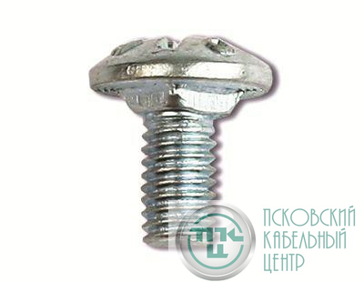 Винт с крестообразным шлицем М6х10 гор. оцинк. (уп.200шт) DKC CM010610HDZ