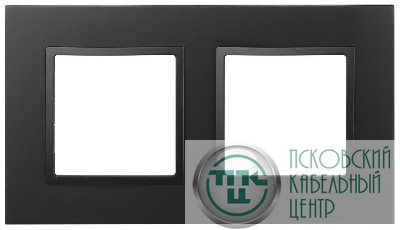 Рамка 2-м Elegance 14-5012-05 Classic антрацит Эра Б0060580