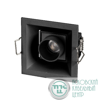 Светильник светодиодный MS-ORIENT-BUILT-TURN-TC-S67x67-3W Warm3000 BK-BK 30 deg IP20 230В металл Arlight 037206