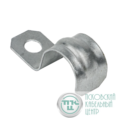 Скоба крепежная однолапковая d16-17мм метал. (уп.10шт) PROxima EKF sm-1-16-17-r