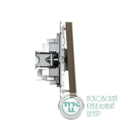 Выключатель 1-кл. ArtGallery 10AX быстрозажим. клем. механизм мокко SE GAL000611S