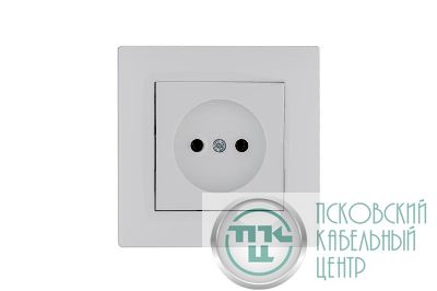 Розетка 1-м Karea RIZZ без заземл. бел. Makel 88001022
