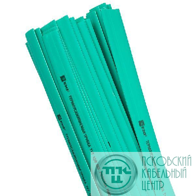 Трубка термоусадочная ТУТ нг 14/7 зел. 1м (уп.50м) PROxima EKF tut-14-j-1m