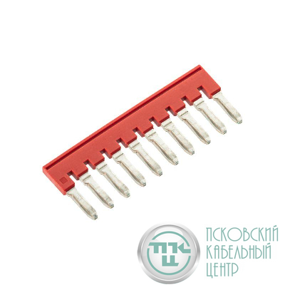 Перемычка вставная для клемм на 4кв.мм 10-и полюсная DKC SBF-10-6