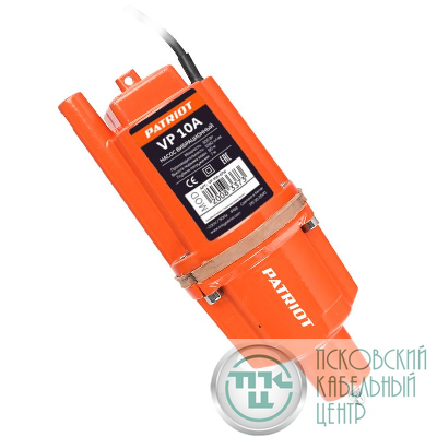 Насос погружной вибрационный VP 10А нижний забор 300Вт 18л/мин H60м D96мм термозащита PATRIOT 315302500