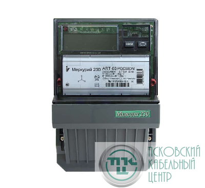Счетчик Меркурий 230 ART-03 PQRSIDN 3ф 5-7.5А класс точн. 0.5S/1.0 многотариф. RS-485 ЖКИ Инкотекс М0000051953